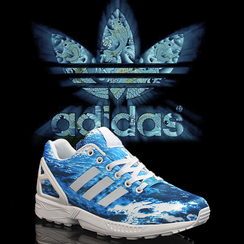 Adidas Originals ZX Flux Ocean Limited edition Blue White